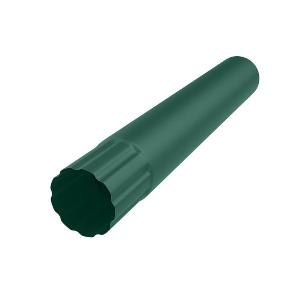 Труба водосточная Ø90 3 м Pural RAL 6005, зеленый мох
