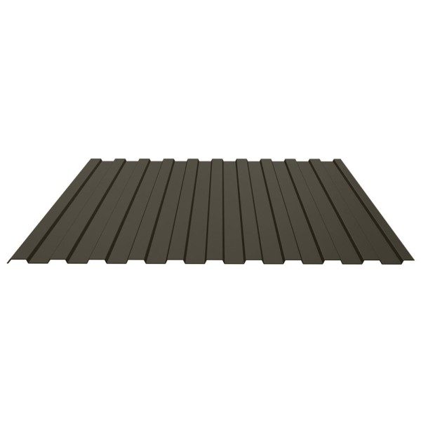 Профнастил С8 0.45 мм Texture RR-32, темно-коричневый