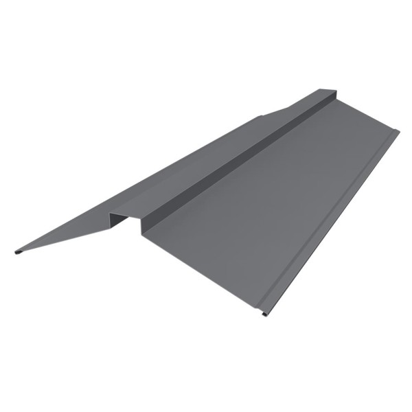 Конек финский 160х160 MAT RAL 7024, графитовый серый