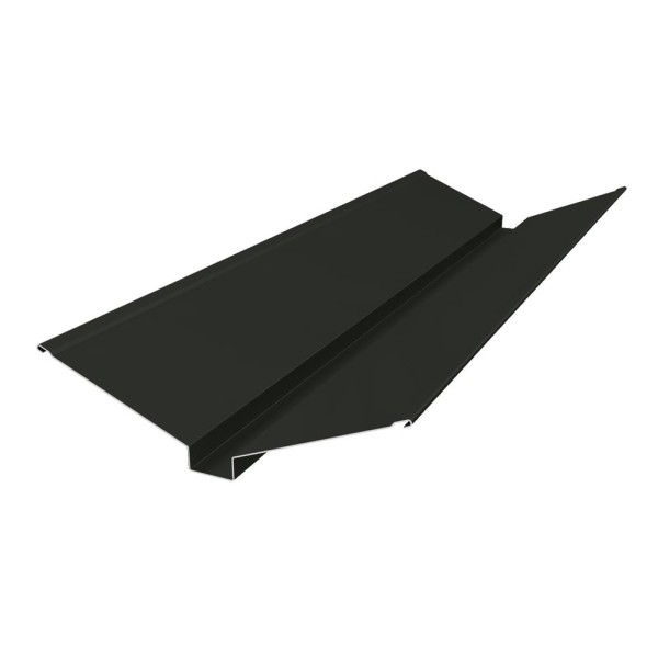 Ендова финская 150х40х150 MAT RAL 9005, черный янтарь
