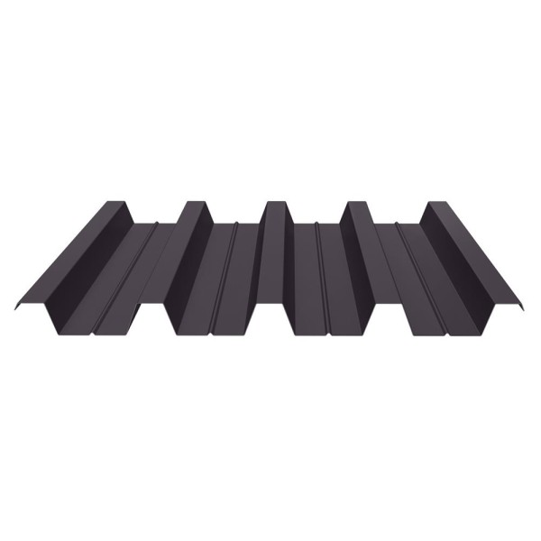 Профнастил Н60 0.5 мм MAT RAL 8019, серо-коричневый