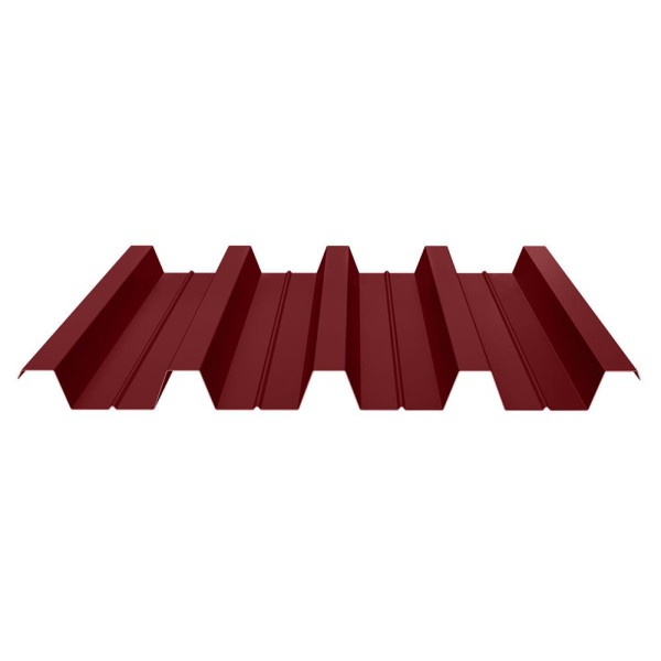 Профнастил Н60 0.5 мм Pural RAL 3005, винно-красный