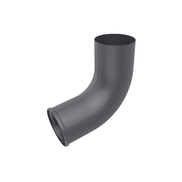 Колено стока Pural RAL 7024, графитовый серый