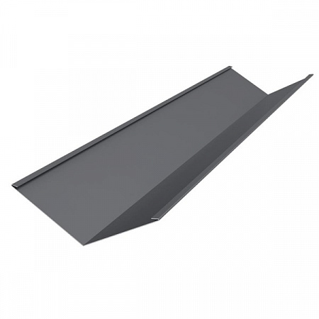 Ендова нижняя 150х150 MAT RAL 7024, графитовый серый