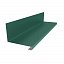 Планка примыкания нижняя к трубе 157х200х30 MAT RAL 6005, зеленый мох для фальцевой кровли