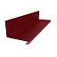 Планка примыкания нижняя к трубе 157х200х30 MAT RAL 3005, винно-красный для фальцевой кровли