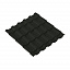 Лист волновой BARSA 0.45 мм Texture RAL 9005, черный янтарь